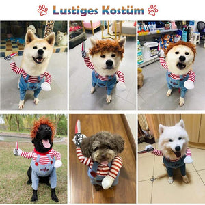 Haustier tödliche Puppe Hundekostüm