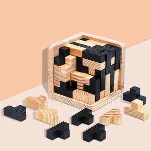 3D Lernspielzeug aus Holz für Kinder und Erwachsene