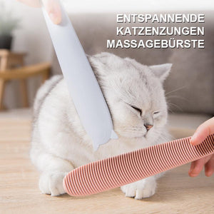 Entspannende Katzenzungen Massagebürste