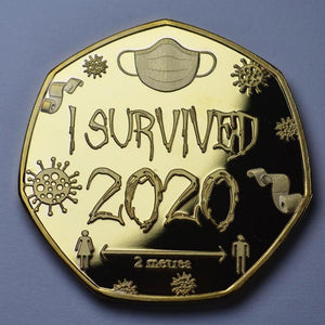 Gedenkmünze „Ich habe 2020 überlebt“