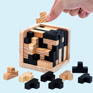3D Lernspielzeug aus Holz für Kinder und Erwachsene