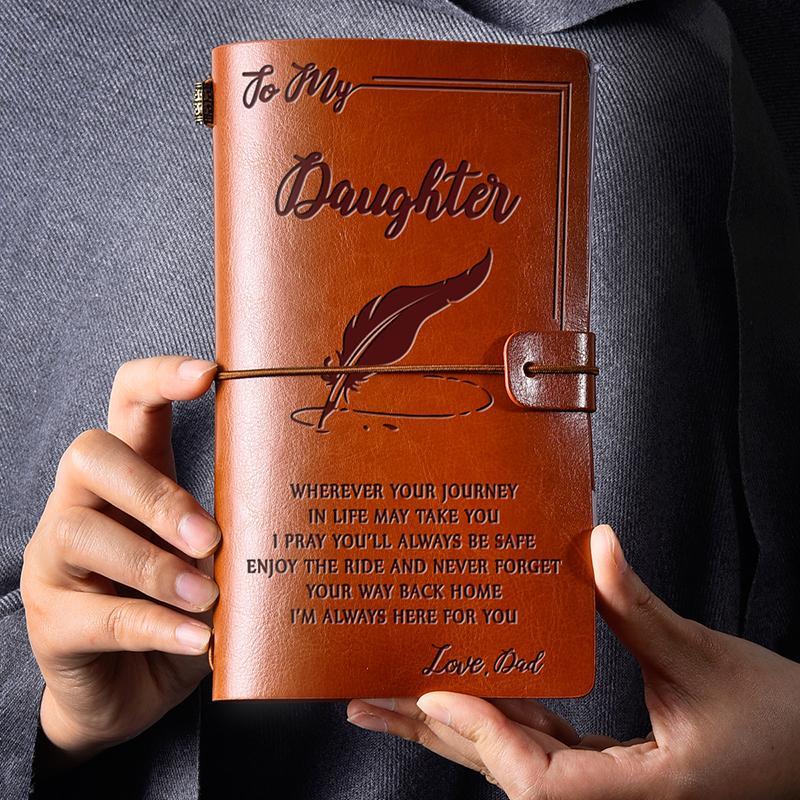 Vintage Graviertes Tagebuch