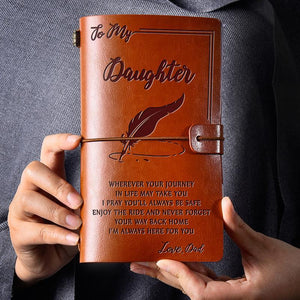 Vintage Graviertes Tagebuch