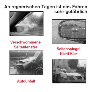 Anti-Regen Auto-Rückspiegel Aufkleber