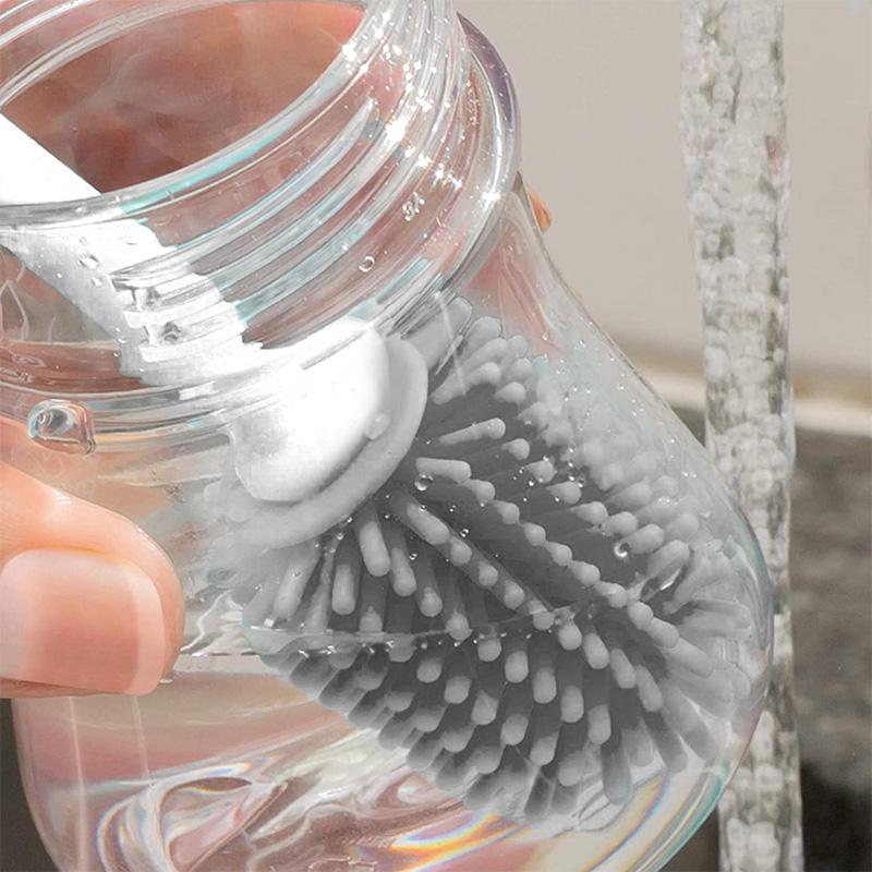 Reinigungsbürstenset aus 360-Grad-Schnuller aus Silikon