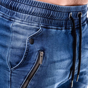 Gewaschene lässige taillierte Jeans für Herren