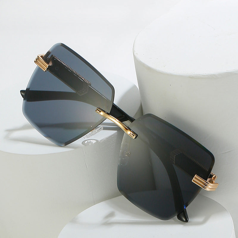 Unregelmäßige quadratische stilvolle Sonnenbrille