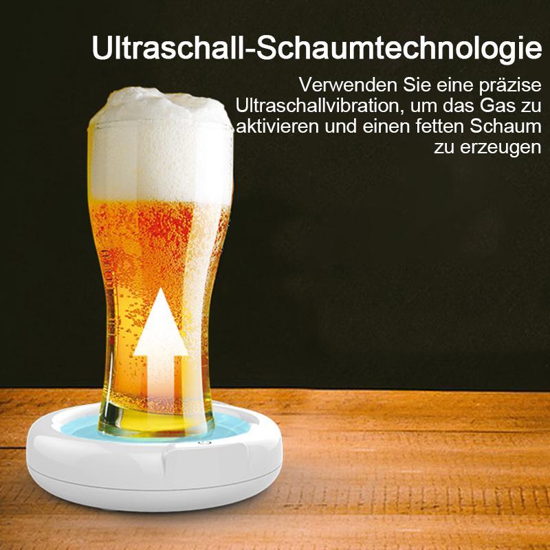 Kreatives Ultraschall Bier Schäumer